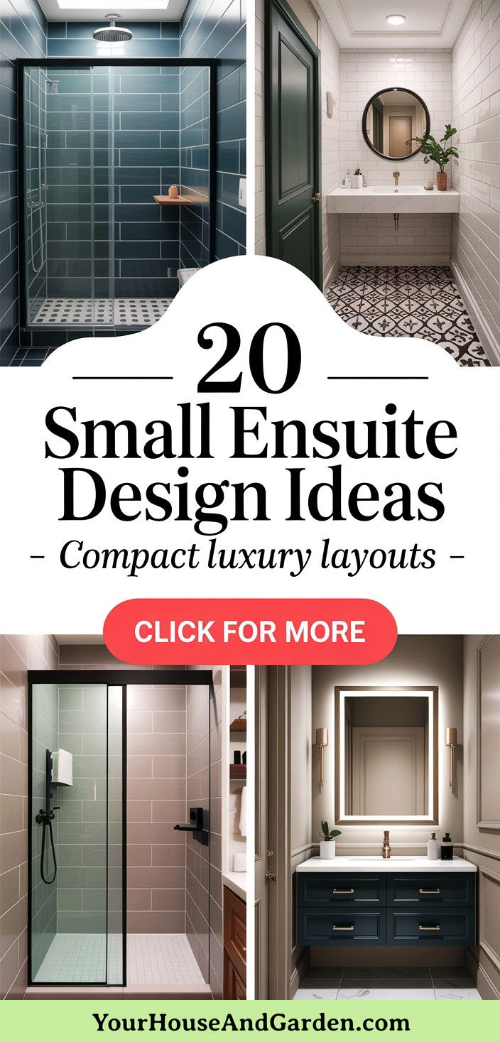 20 Small Ensuite Design Ideas Stylish and Compact Layouts