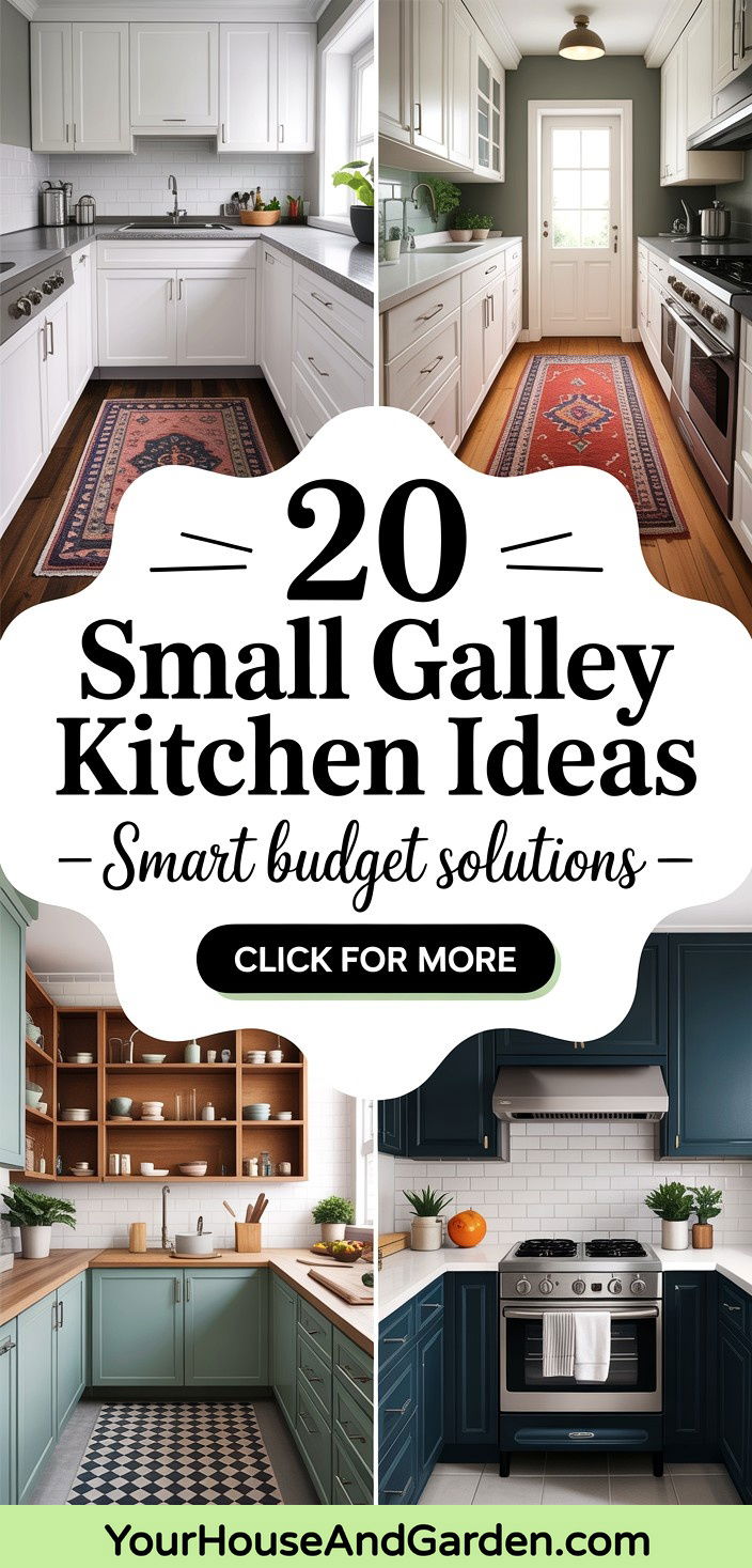 20 Small Galley Kitchen Ideas Budget-Friendly Solutions
