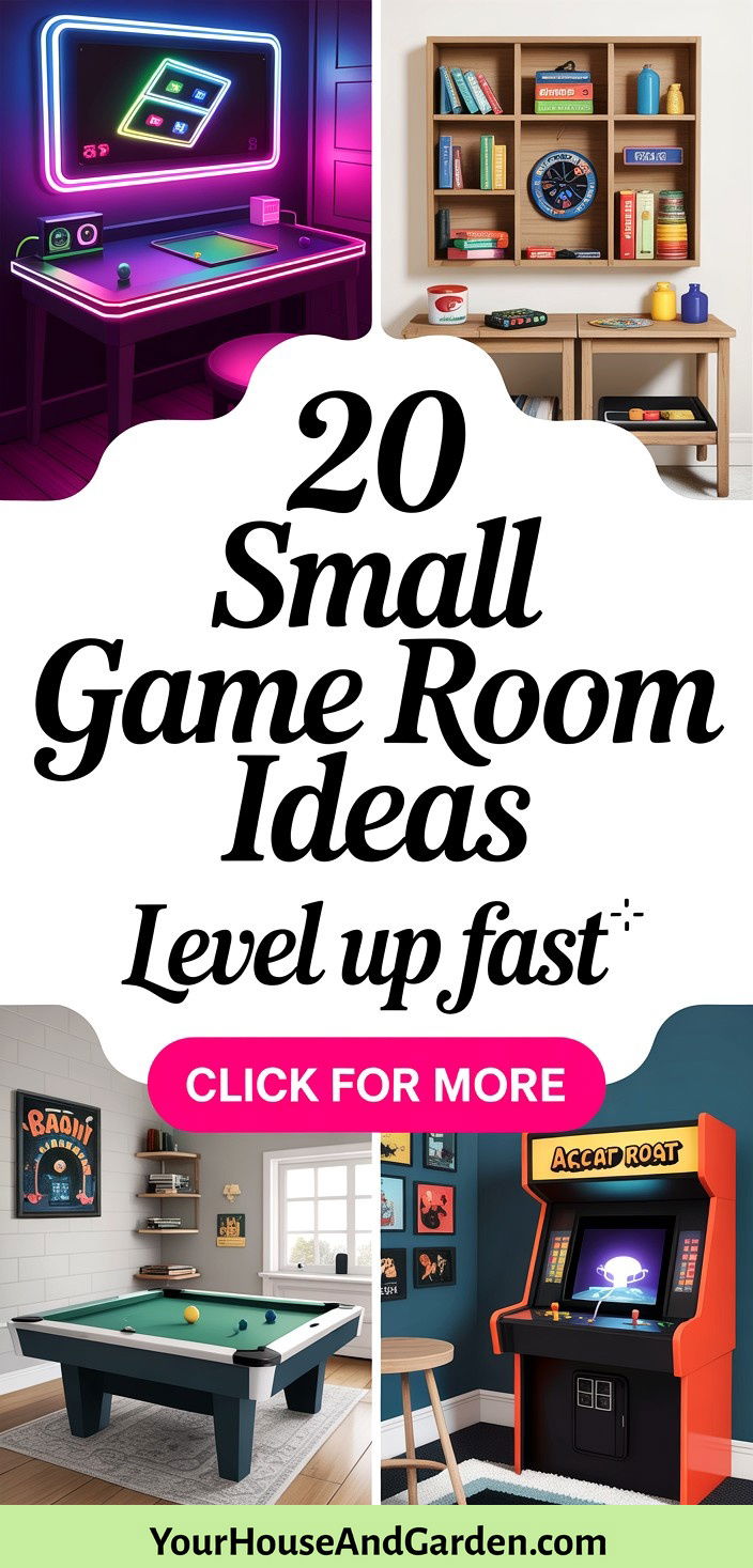 20 Small Game Room Ideas Fun and Compact Entertainment Spaces