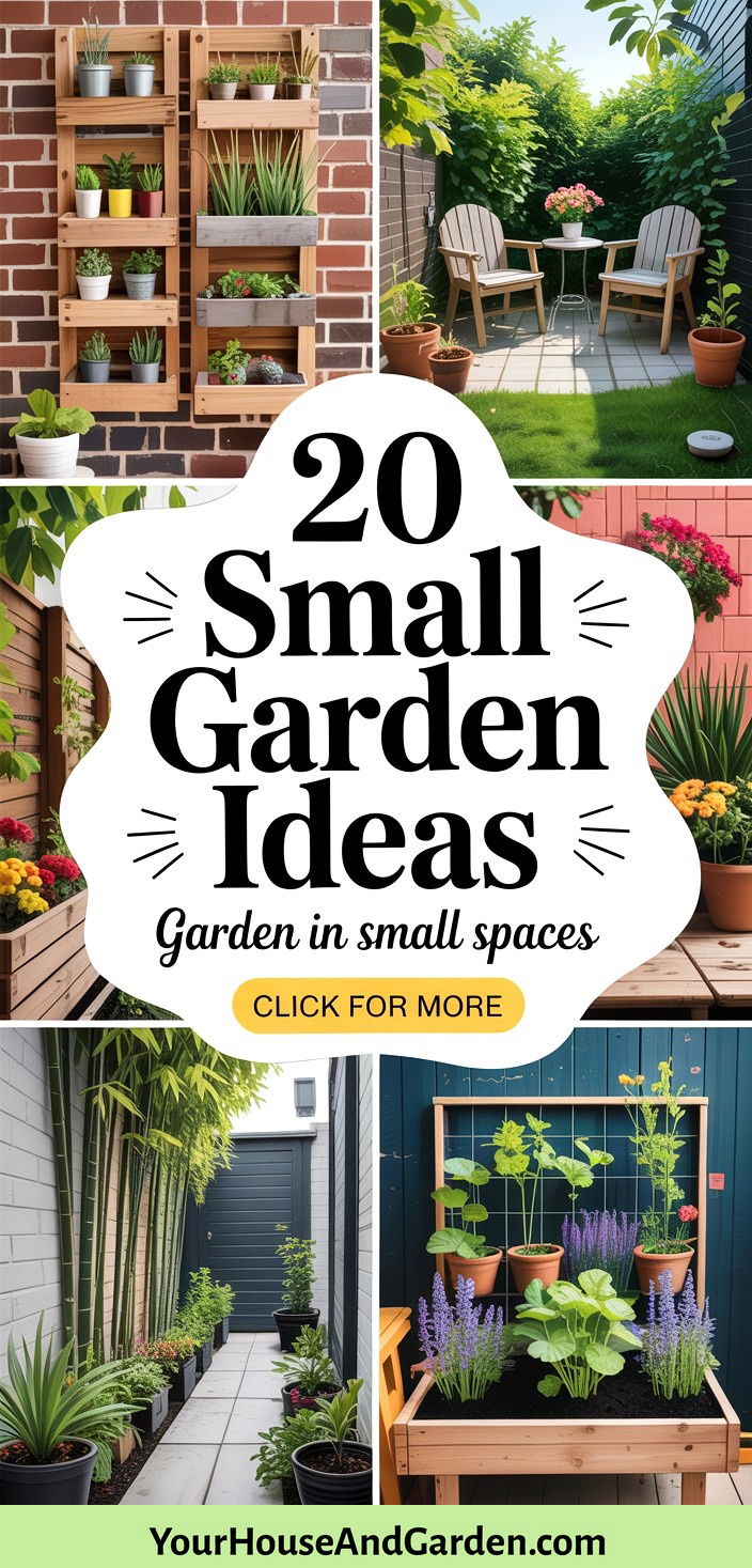 20 Small Garden Ideas for Beautiful Outdoor Spaces - 20 Small Garden Ideas for Beautiful Outdoor Spaces