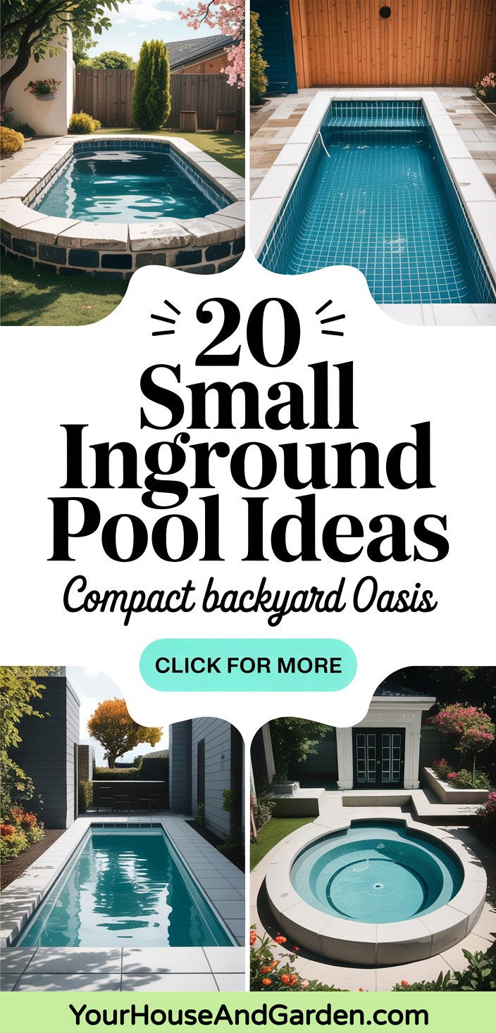 20 Small Inground Pool Ideas Compact Backyard Oasis Designs