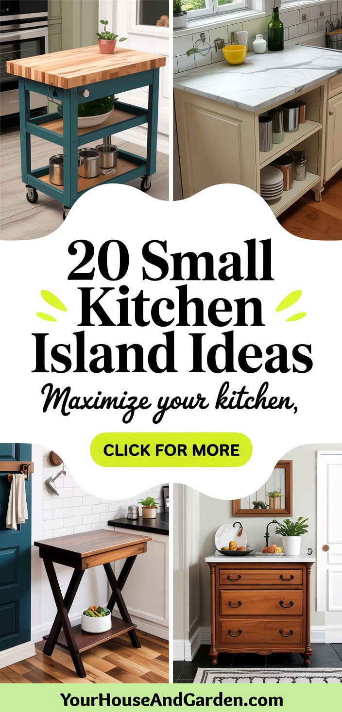 20 Small Kitchen Island Ideas to Maximize Your Space - 20 Small Kitchen Island Ideas to Maximize Your Space
