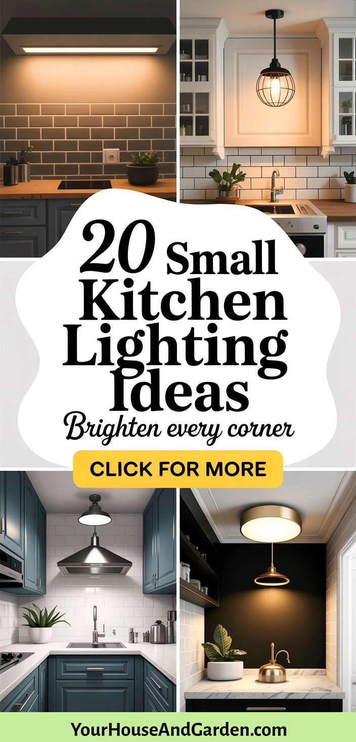 20 Small Kitchen Lighting Ideas Brighten Your Space