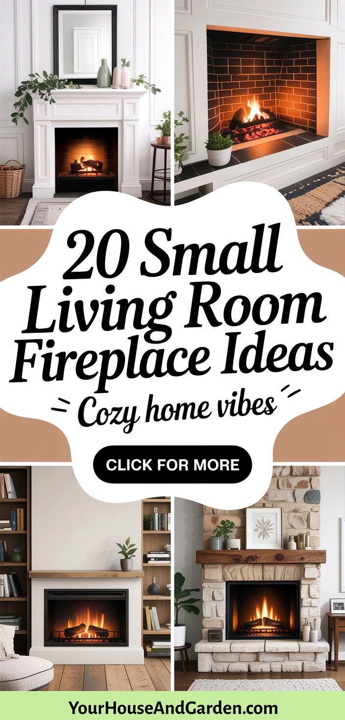 20 Small Living Room Fireplace Ideas for Cozy Homes - 20 Small Living Room Fireplace Ideas for Cozy Homes