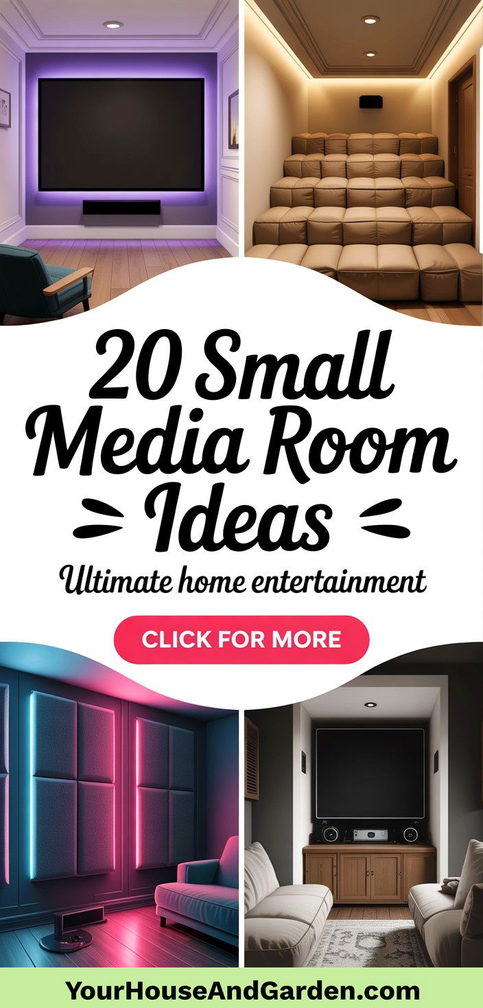 20 Small Media Room Ideas for Ultimate Entertainment - 20 Small Media Room Ideas for Ultimate Entertainment