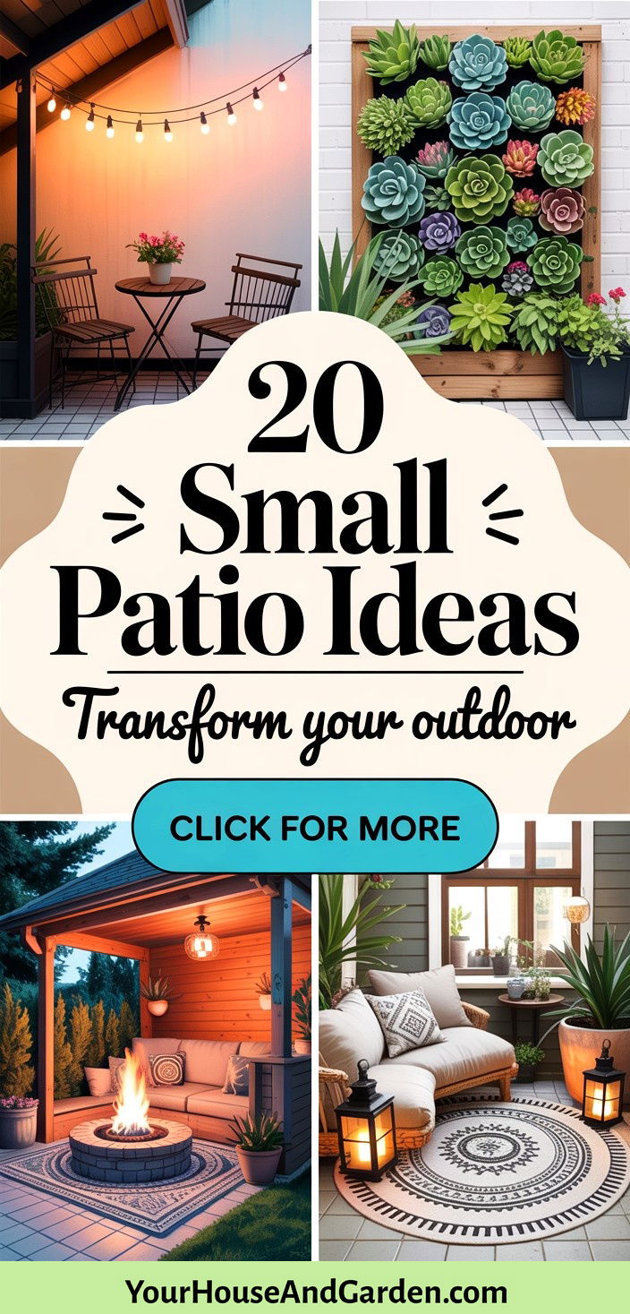 20 Small Patio Ideas Transform Your Outdoor Space