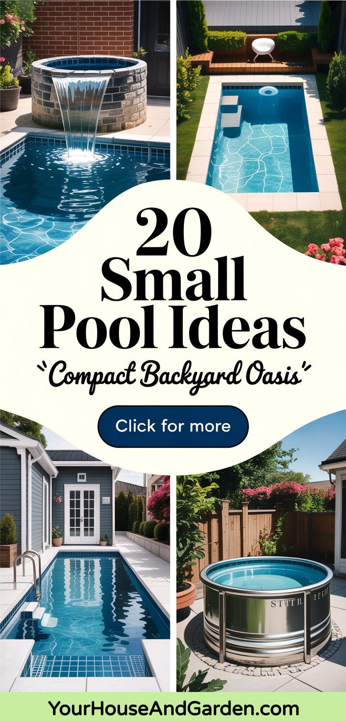 20 Small Pool Ideas Compact Backyard Oasis Designs