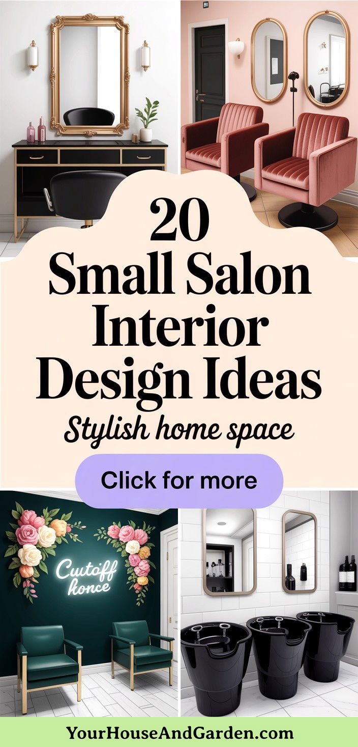 20 Small Salon Interior Design Ideas for a Stylish Home Space - 20 Small Salon Interior Design Ideas for a Stylish Home Space