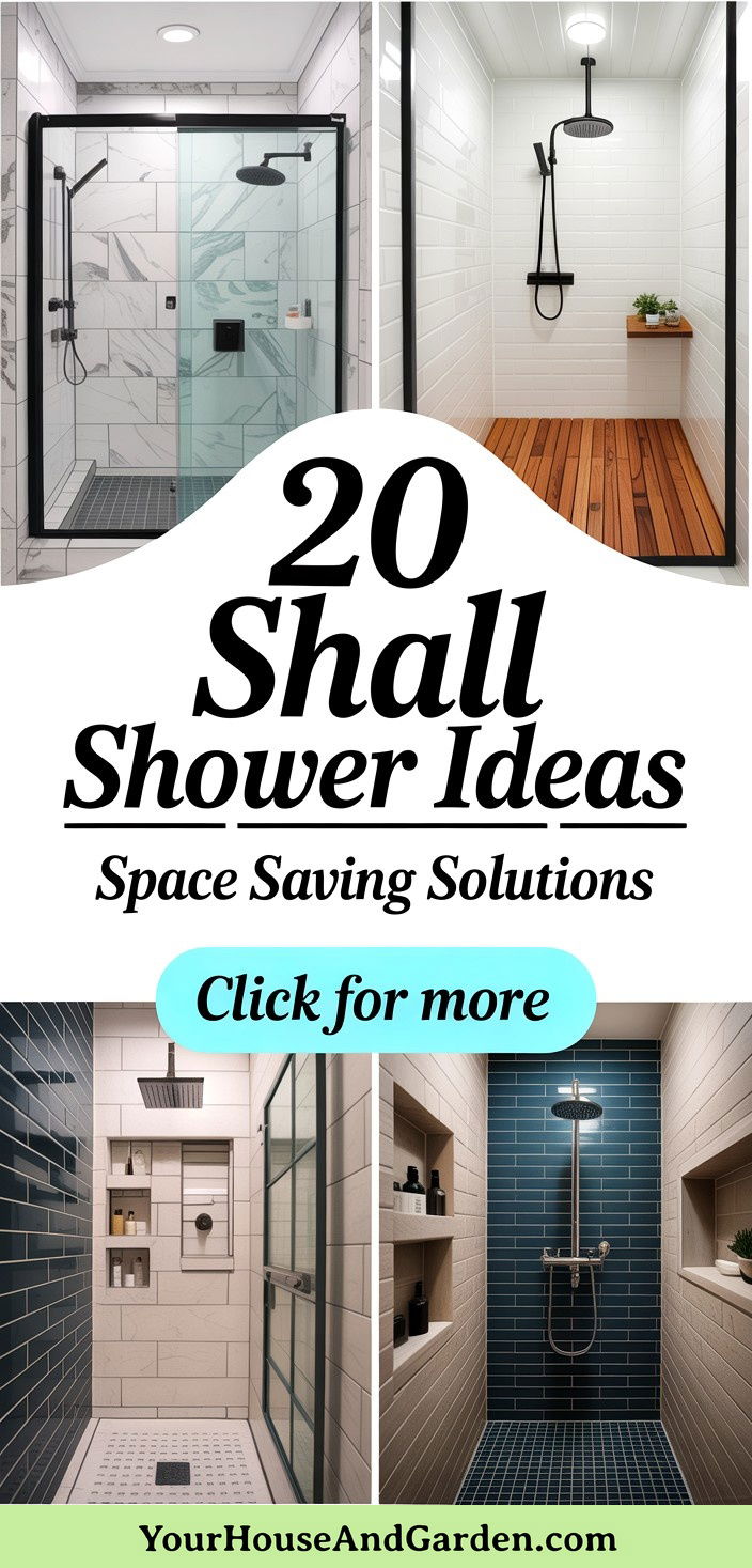 20 Small Shower Ideas Space-Saving Bathroom Solutions