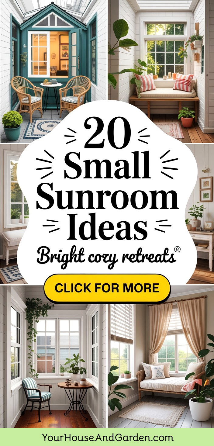 20 Small Sunroom Ideas Bright and Cozy Natural Retreats