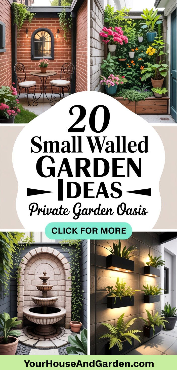 20 Small Walled Garden Ideas Intimate Outdoor Sanctuaries