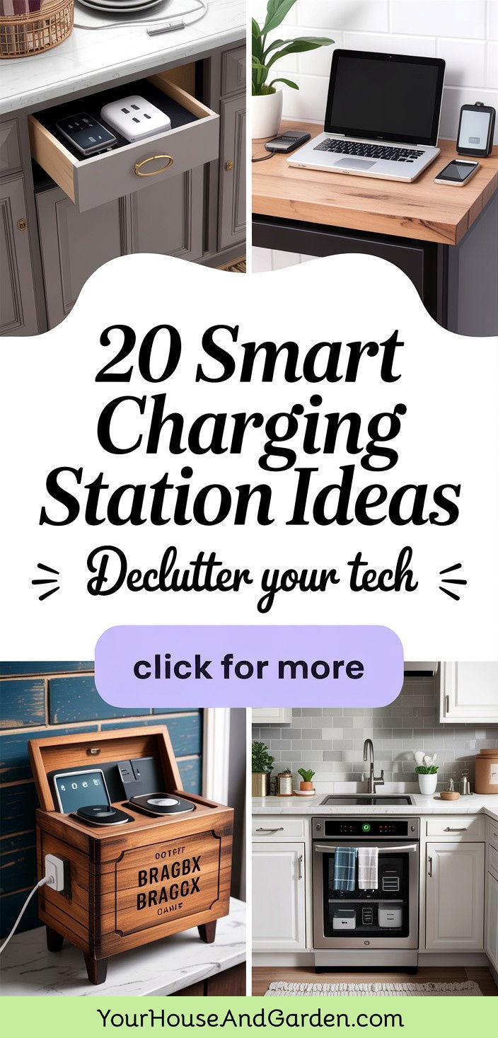 20 Smart Charging Station Ideas to Declutter Devices - 20 Smart Charging Station Ideas to Declutter Devices