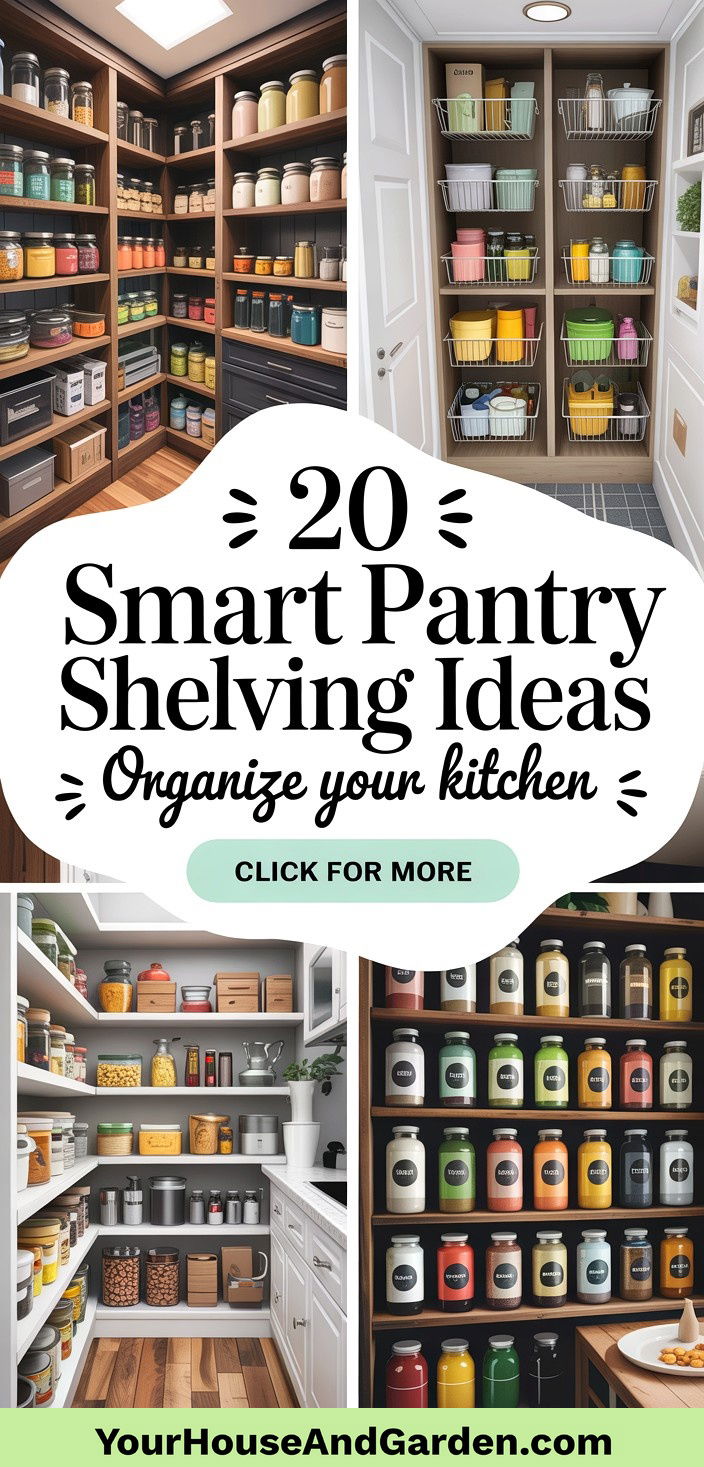20 Smart Pantry Shelving Ideas for Organized Kitchens - 20 Smart Pantry Shelving Ideas for Organized Kitchens