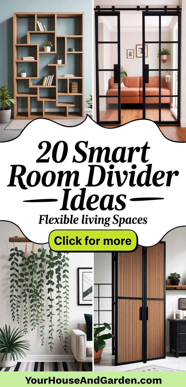 20 Smart Room Divider Ideas for Flexible Living Spaces - 20 Smart Room Divider Ideas for Flexible Living Spaces