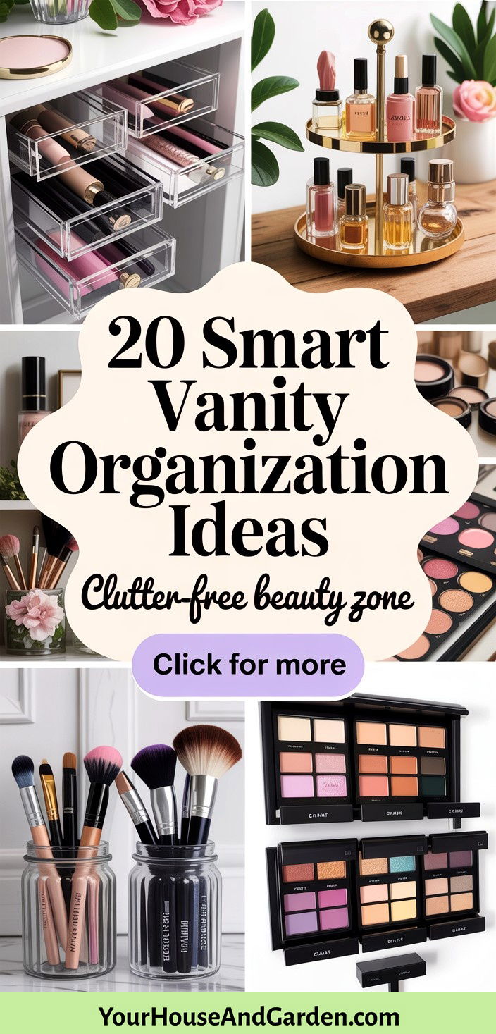 20 Smart Vanity Organization Ideas for a Clutter-Free Space - 20 Smart Vanity Organization Ideas for a Clutter-Free Space