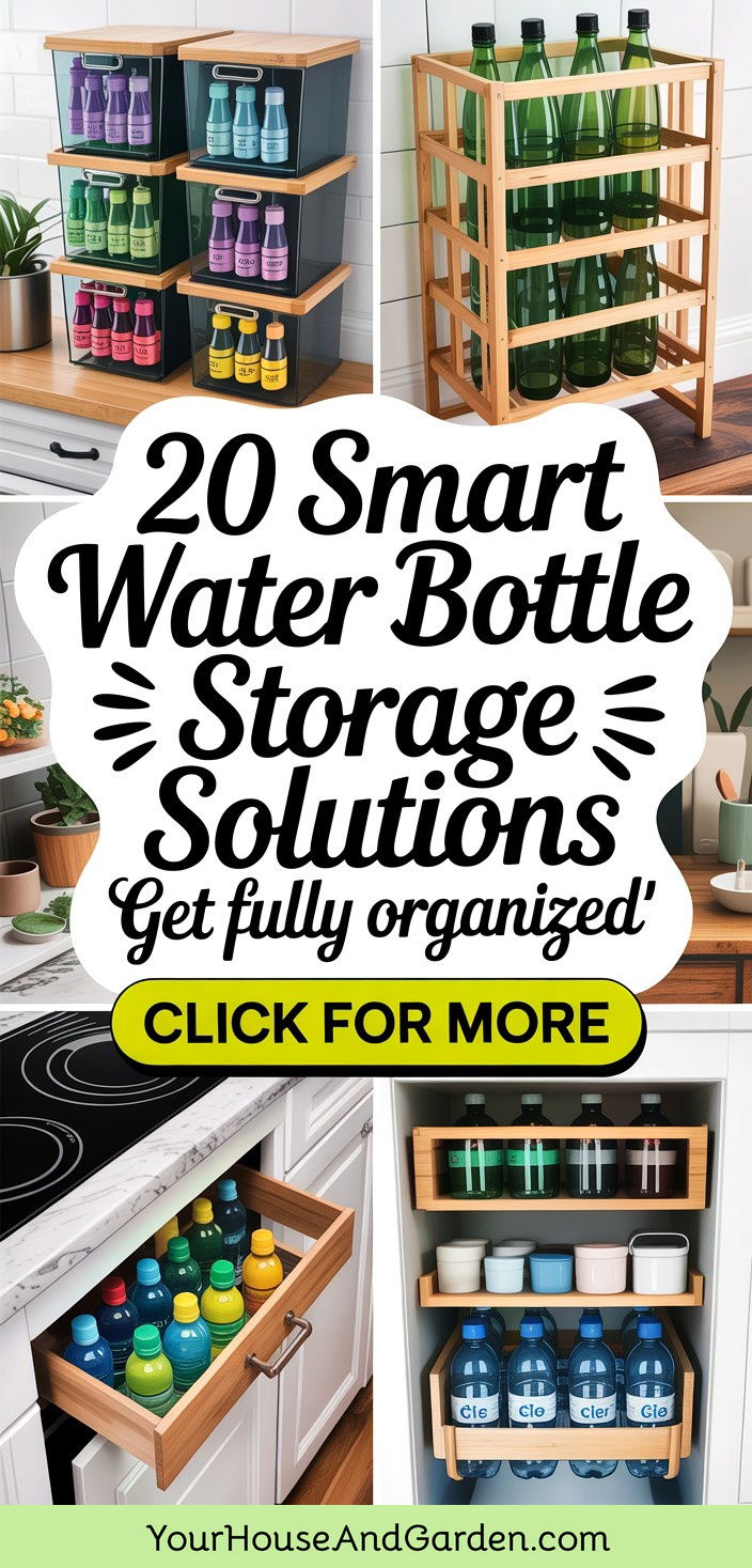 20 Smart Water Bottle Storage Solutions for Organized Homes - 20 Smart Water Bottle Storage Solutions for Organized Homes