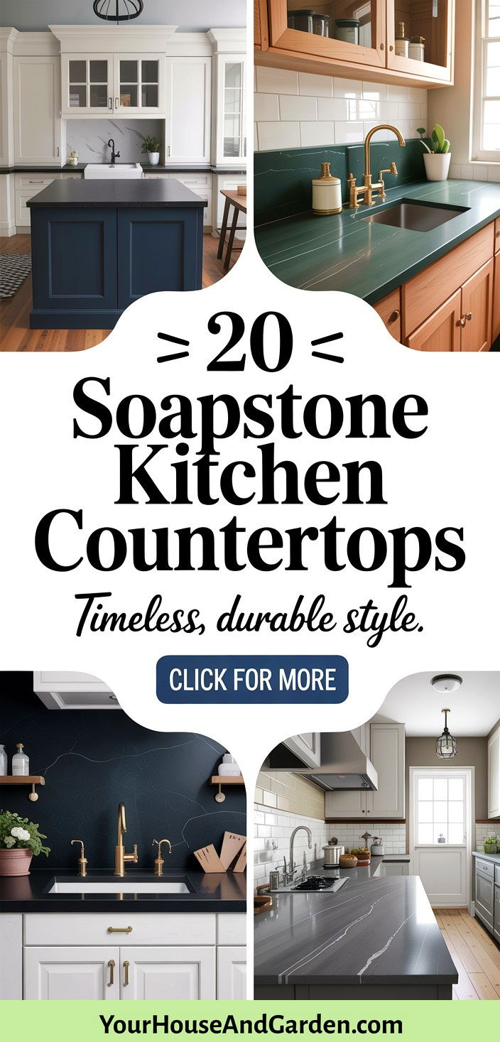 20 Soapstone Kitchen Countertops Timeless and Durable Style
