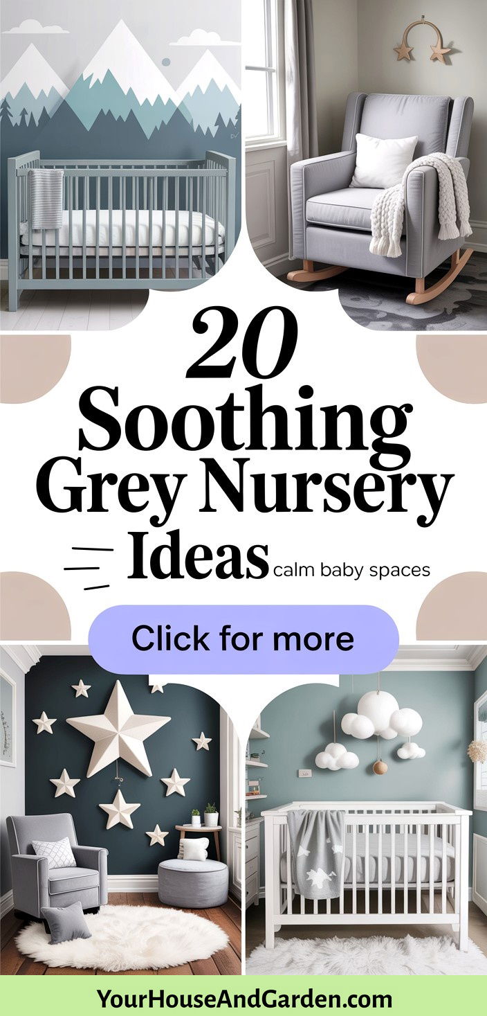 20 Soothing Grey Nursery Ideas for a Calm Baby Room - 20 Soothing Grey Nursery Ideas for a Calm Baby Room