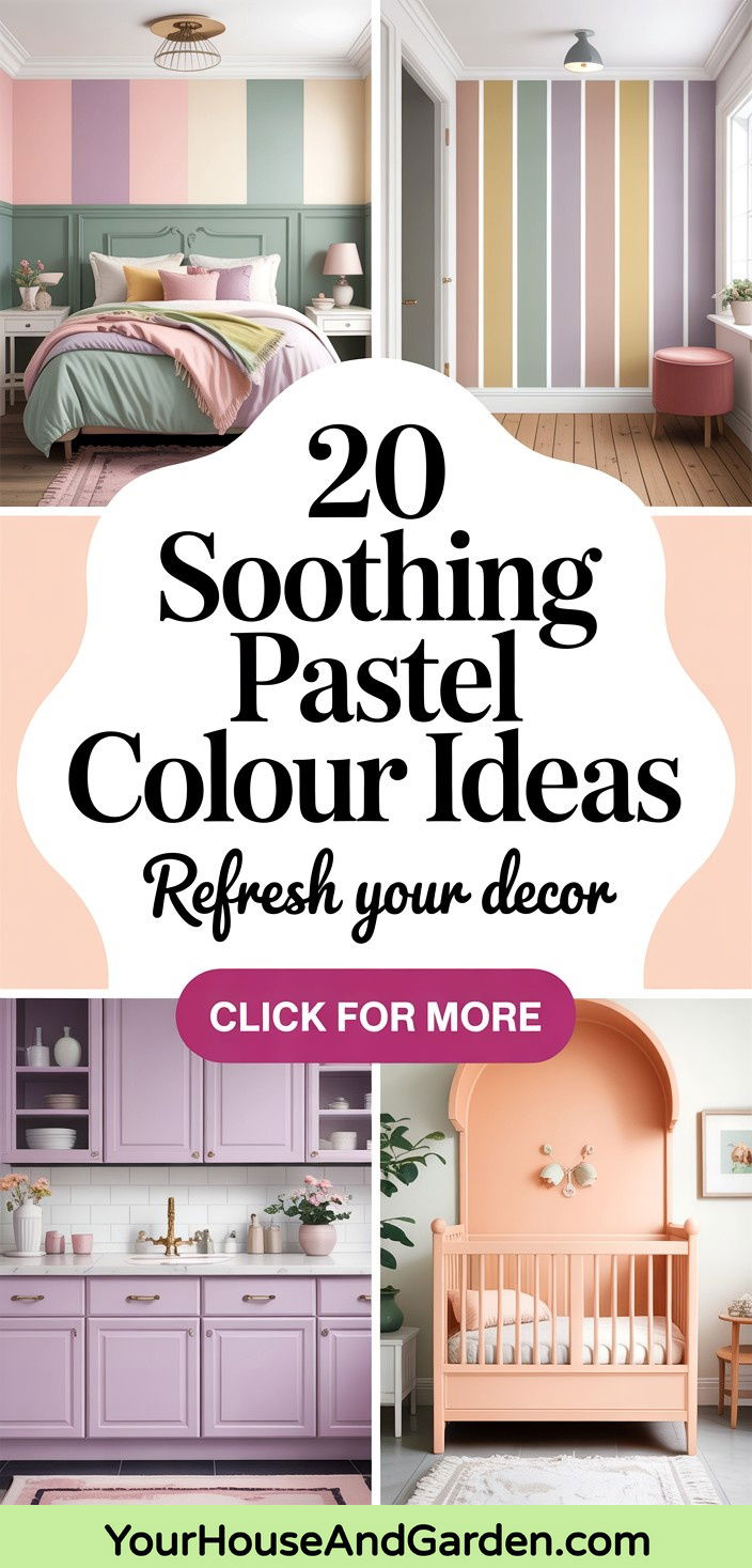 20 Soothing Pastel Colour Ideas to Refresh Your Home Decor - 20 Soothing Pastel Colour Ideas to Refresh Your Home Decor