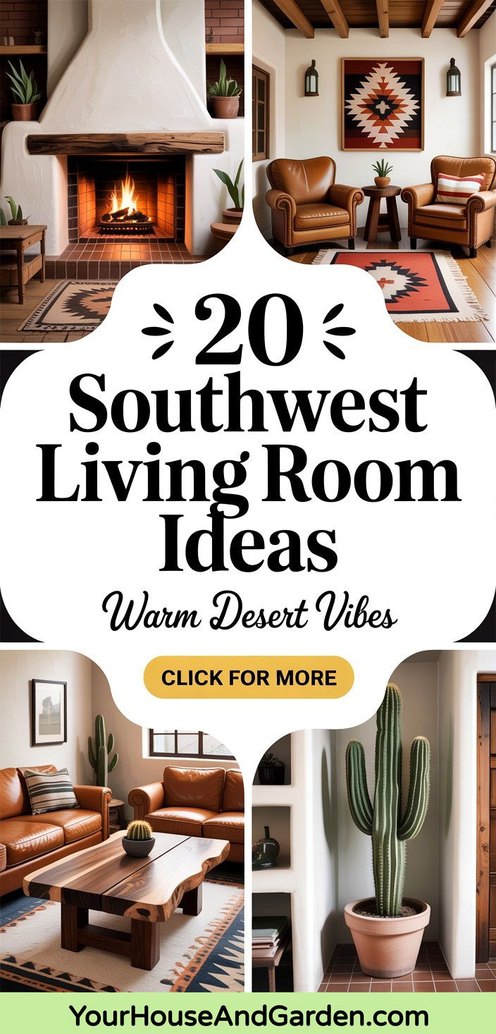 20 Southwest Living Room Ideas Warm Desert Inspiration
