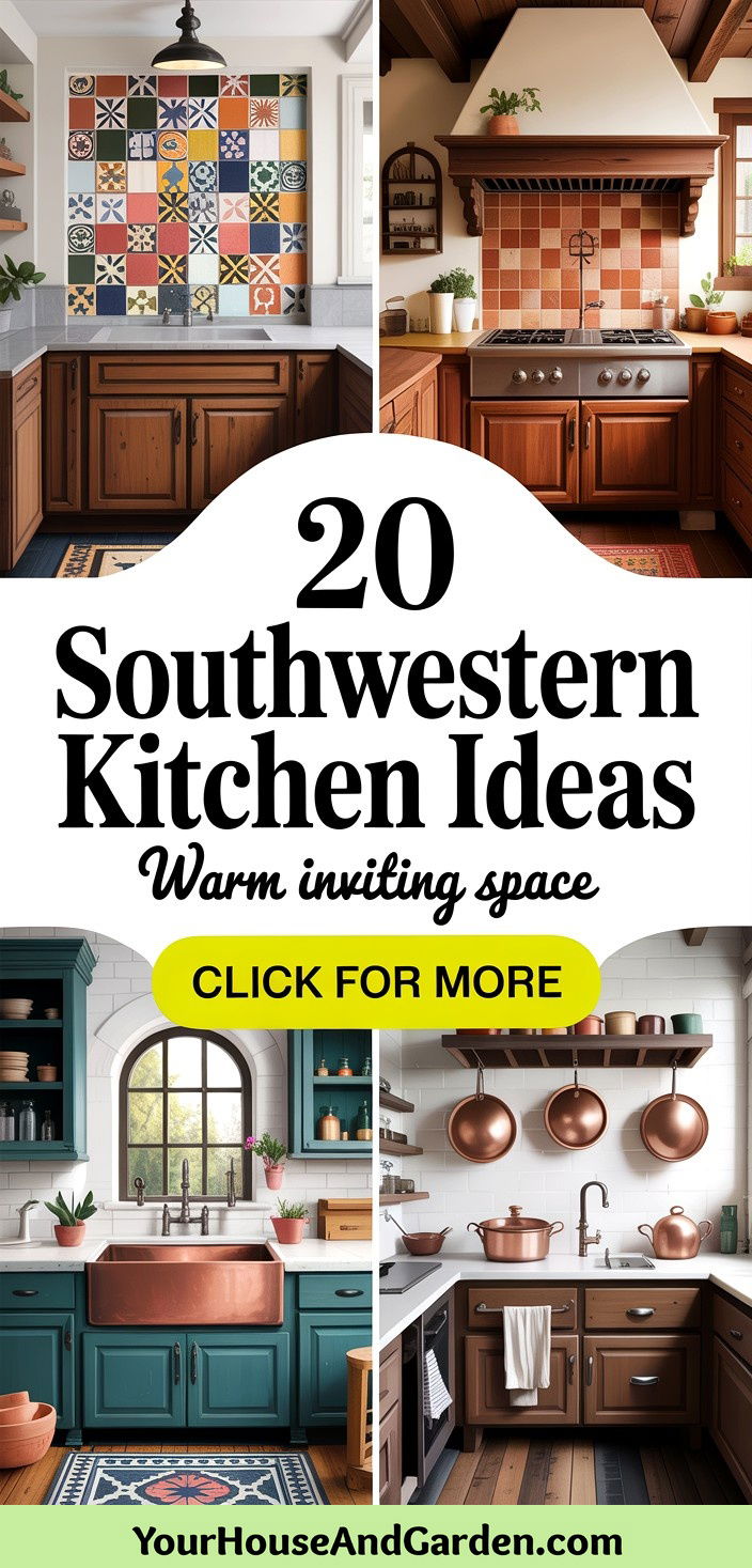 20 Southwestern Kitchen Ideas for Warm Inviting Cooking Space - 20 Southwestern Kitchen Ideas for Warm, Inviting Cooking Space