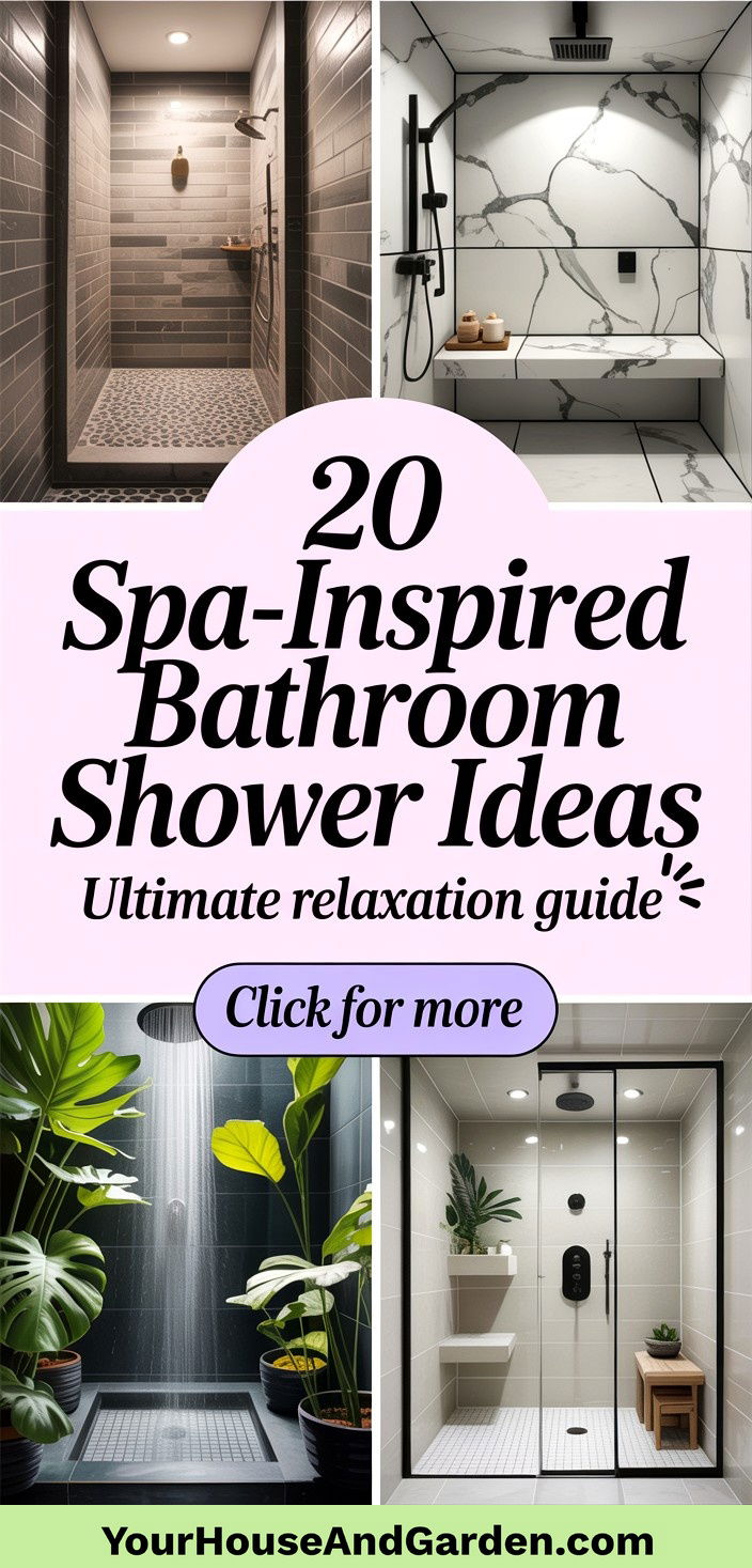 20 Spa-Inspired Bathroom Shower Ideas for Relaxation - 20 Spa-Inspired Bathroom Shower Ideas for Relaxation