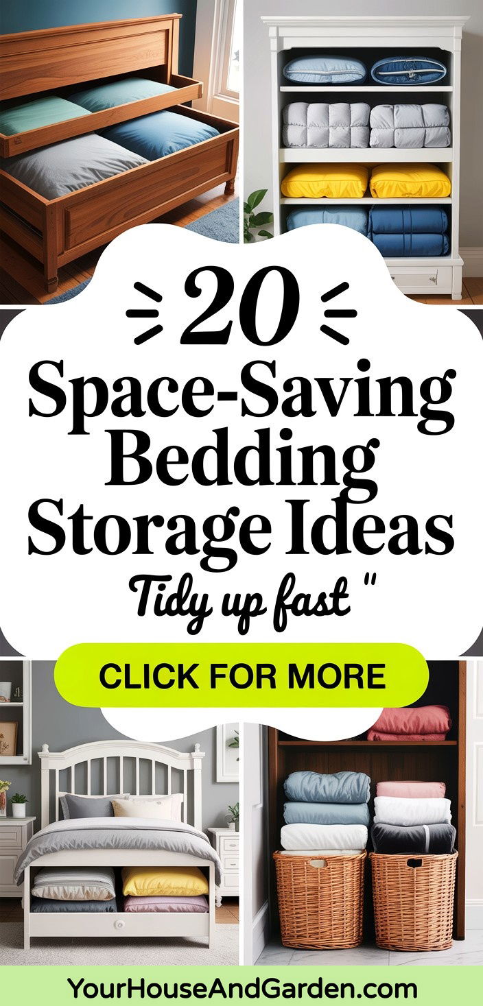 20 Space-Saving Bedding Storage Ideas for Organization - 20 Space-Saving Bedding Storage Ideas for Organization