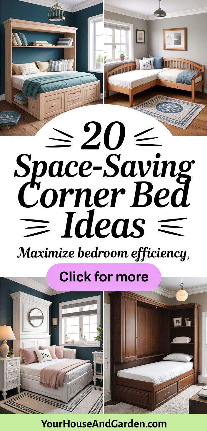 20 Space-Saving Corner Bed Ideas for Bedroom Efficiency - 20 Space-Saving Corner Bed Ideas for Bedroom Efficiency