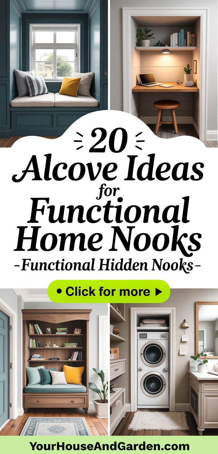 Space-Saving Genius 20 Alcove Ideas for Functional Home Nooks