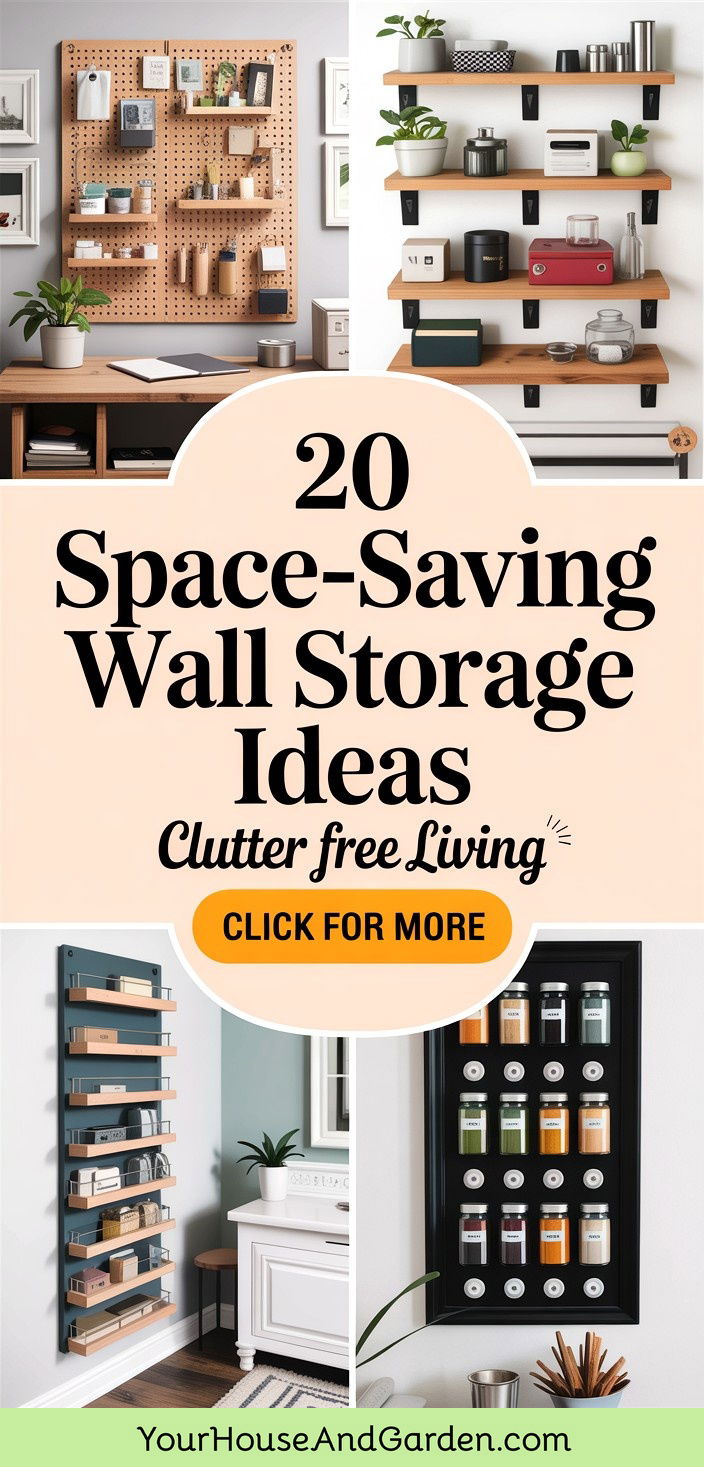 20 Space-Saving Wall Storage Ideas for Clutter-Free Living - 20 Space-Saving Wall Storage Ideas for Clutter-Free Living