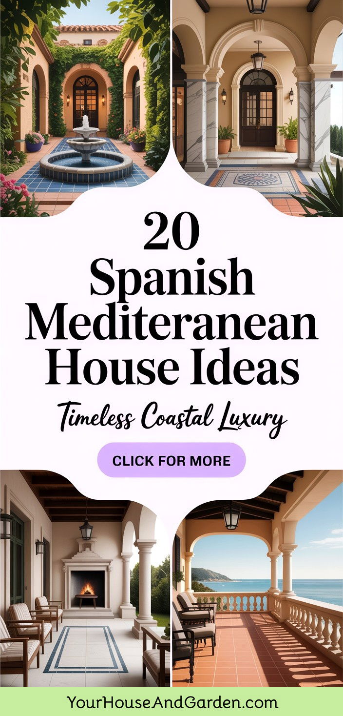 20 Spanish Mediterranean House Ideas for Timeless Elegance - 20 Spanish Mediterranean House Ideas for Timeless Elegance
