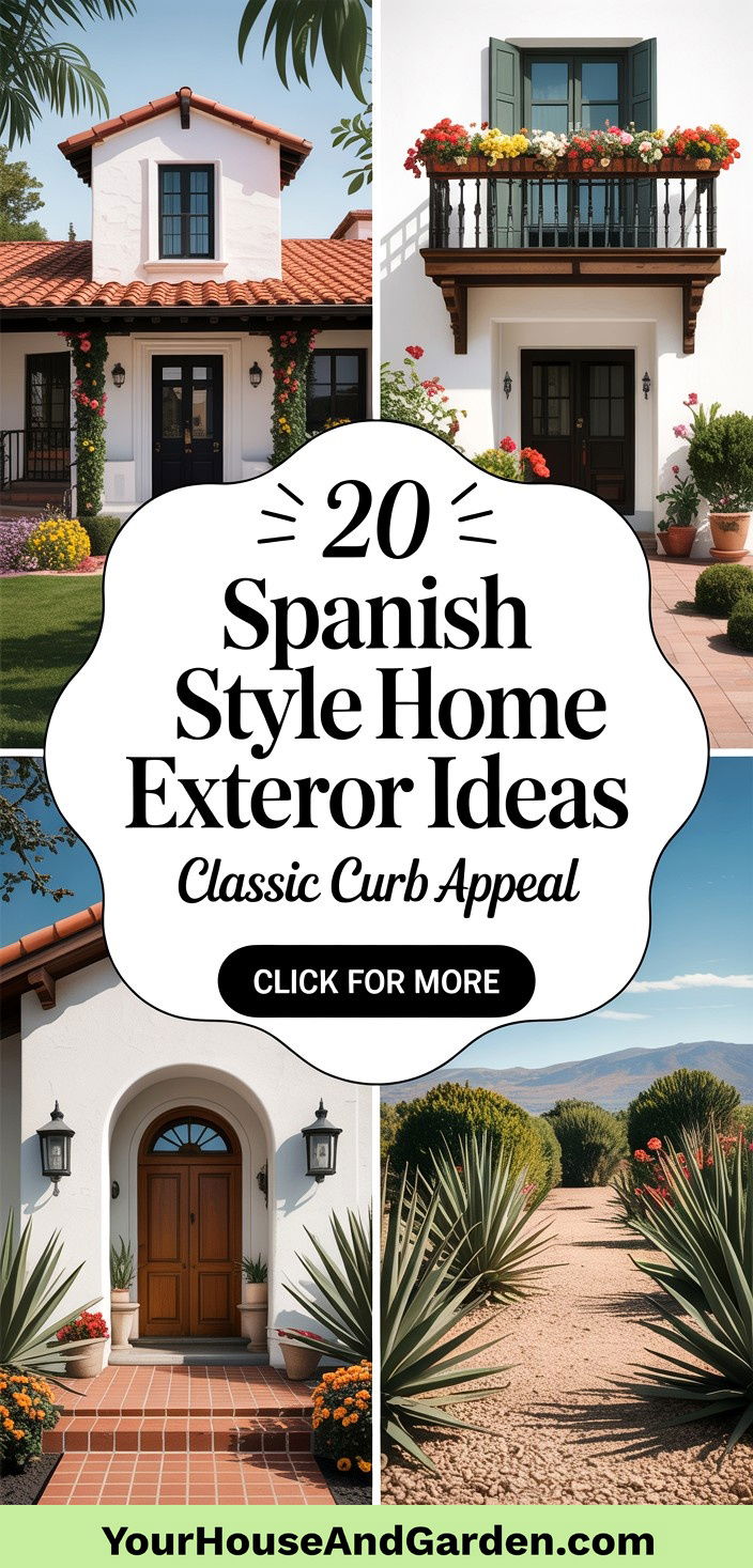 20 Spanish Style Home Exterior Ideas for Curb Appeal - 20 Spanish Style Home Exterior Ideas for Curb Appeal