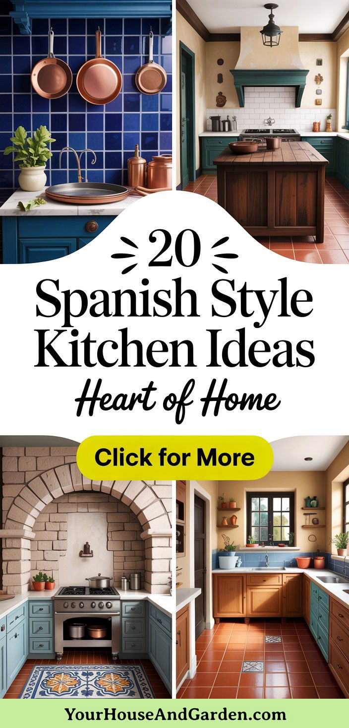 20 Spanish Style Kitchen Ideas for Rustic Elegance - 20 Spanish Style Kitchen Ideas for Rustic Elegance