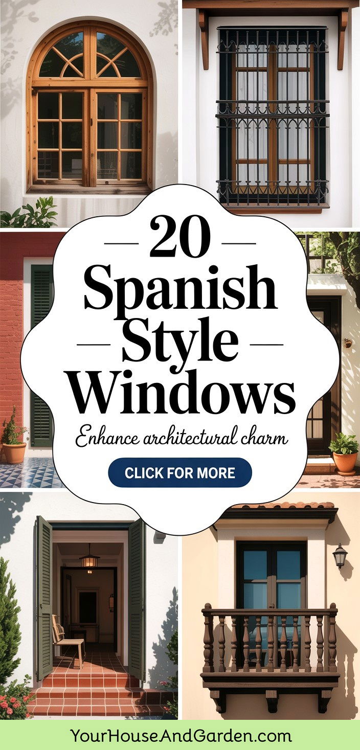 20 Spanish Style Windows Enhance Architectural Charm