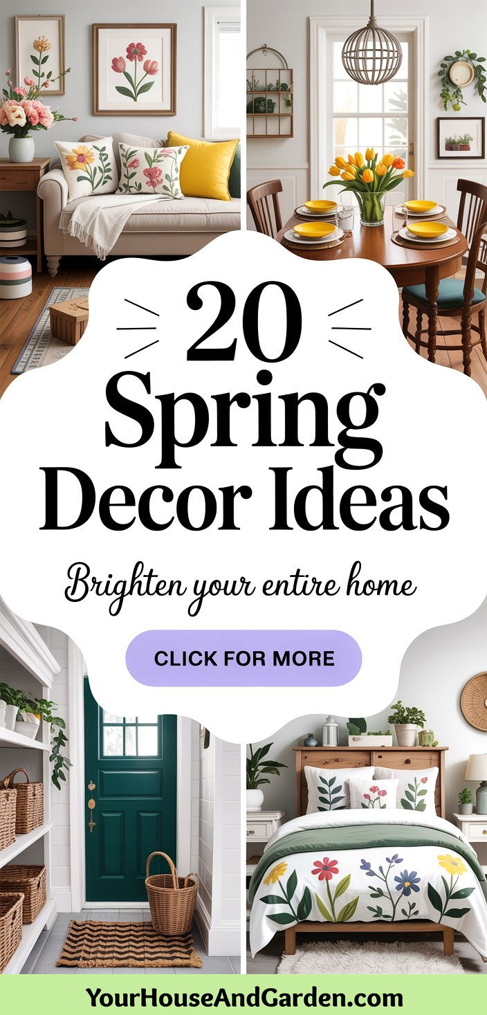 20 Spring Decor Ideas to Brighten Your Entire Home - 20 Spring Decor Ideas to Brighten Your Entire Home