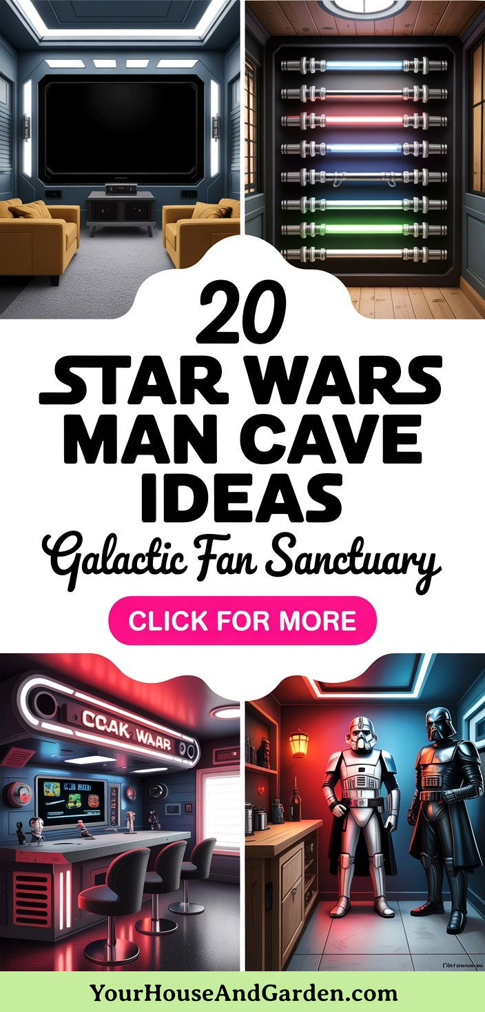 20 Star Wars Man Cave Ideas Galactic Fan Sanctuary Fan