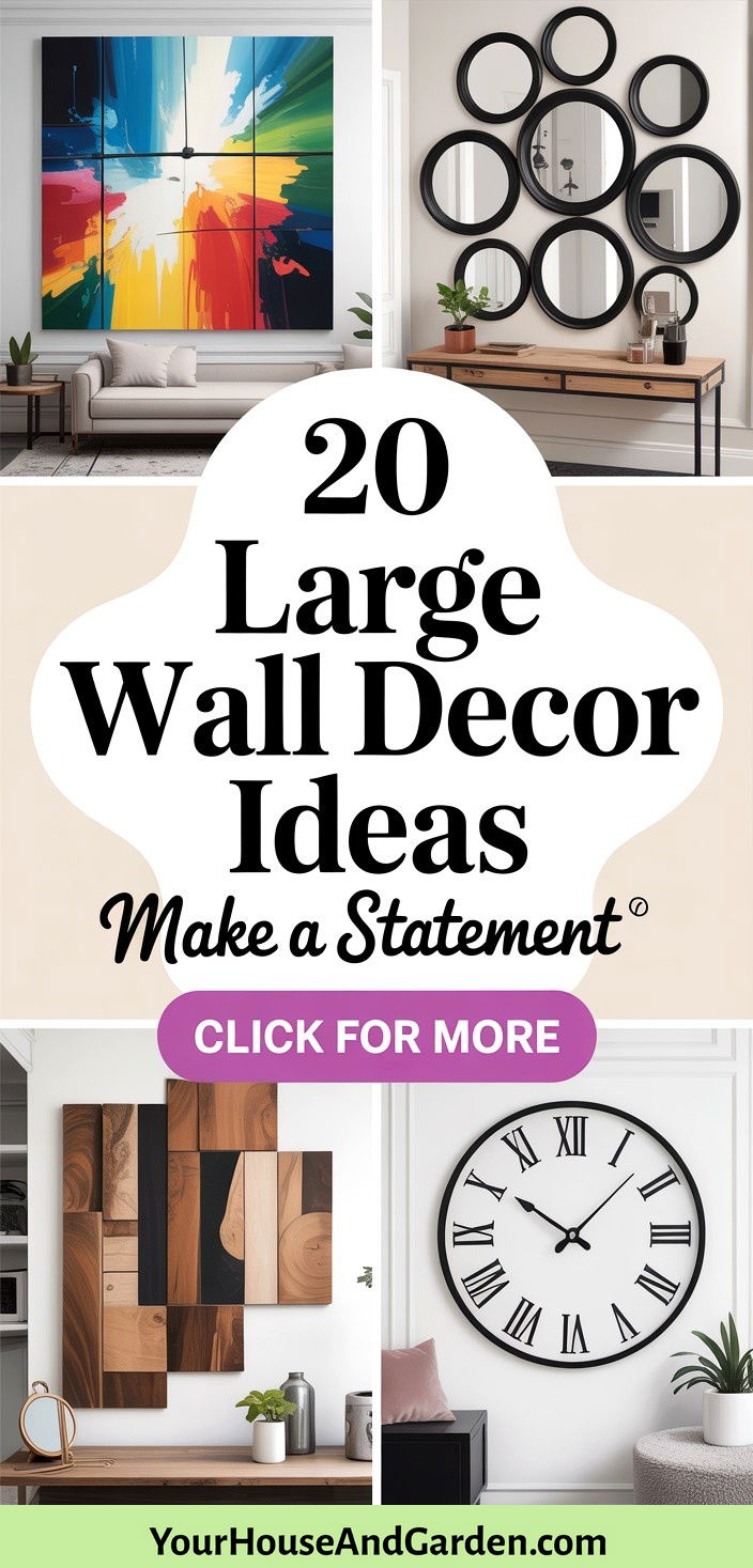 20 Striking Large Wall Decor Ideas for Your Home - 20 Striking Large Wall Decor Ideas for Your Home