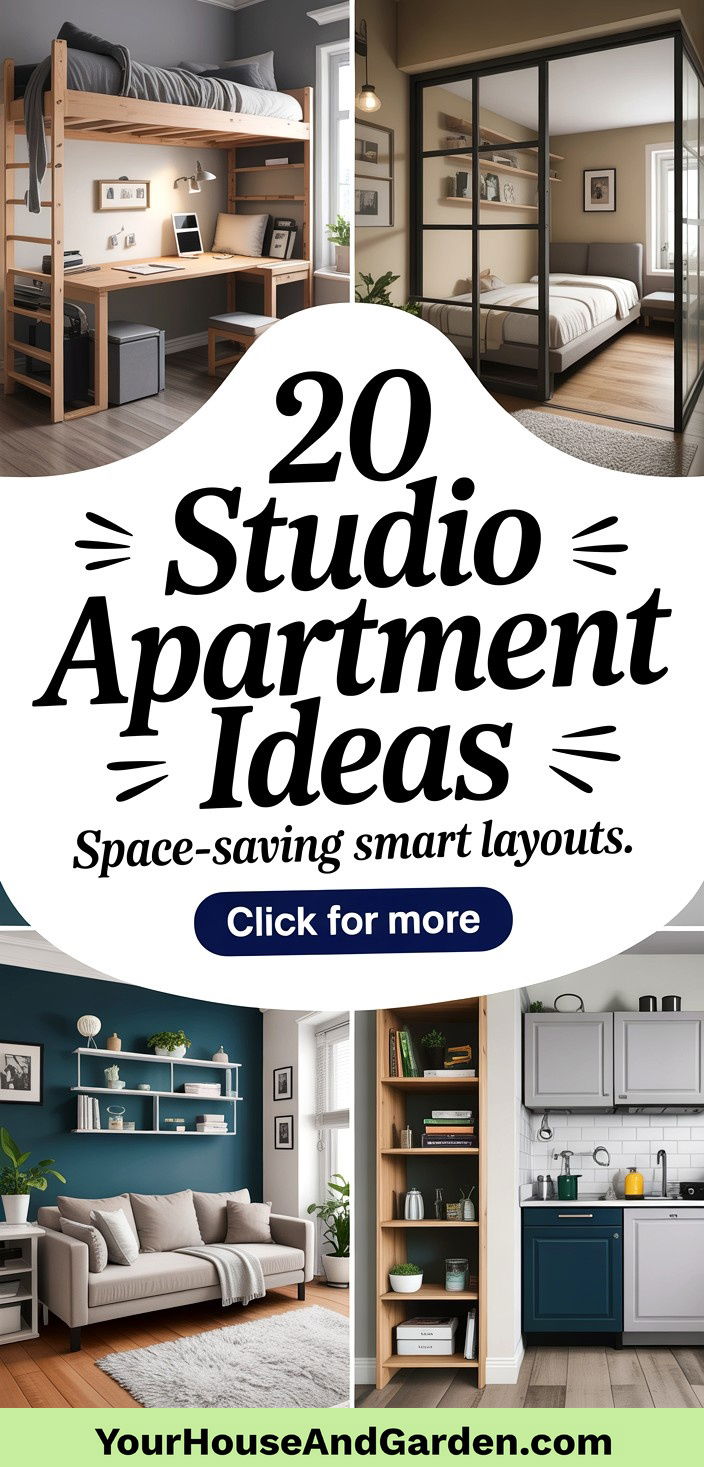 20 Studio Apartment Ideas Space-Saving Solutions and Layouts