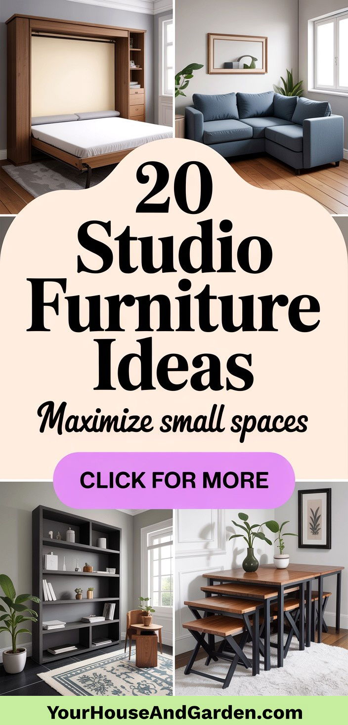 20 Studio Furniture Ideas to Maximize Style in Compact Living Spaces - 20 Studio Furniture Ideas to Maximize Style in Compact Living Spaces