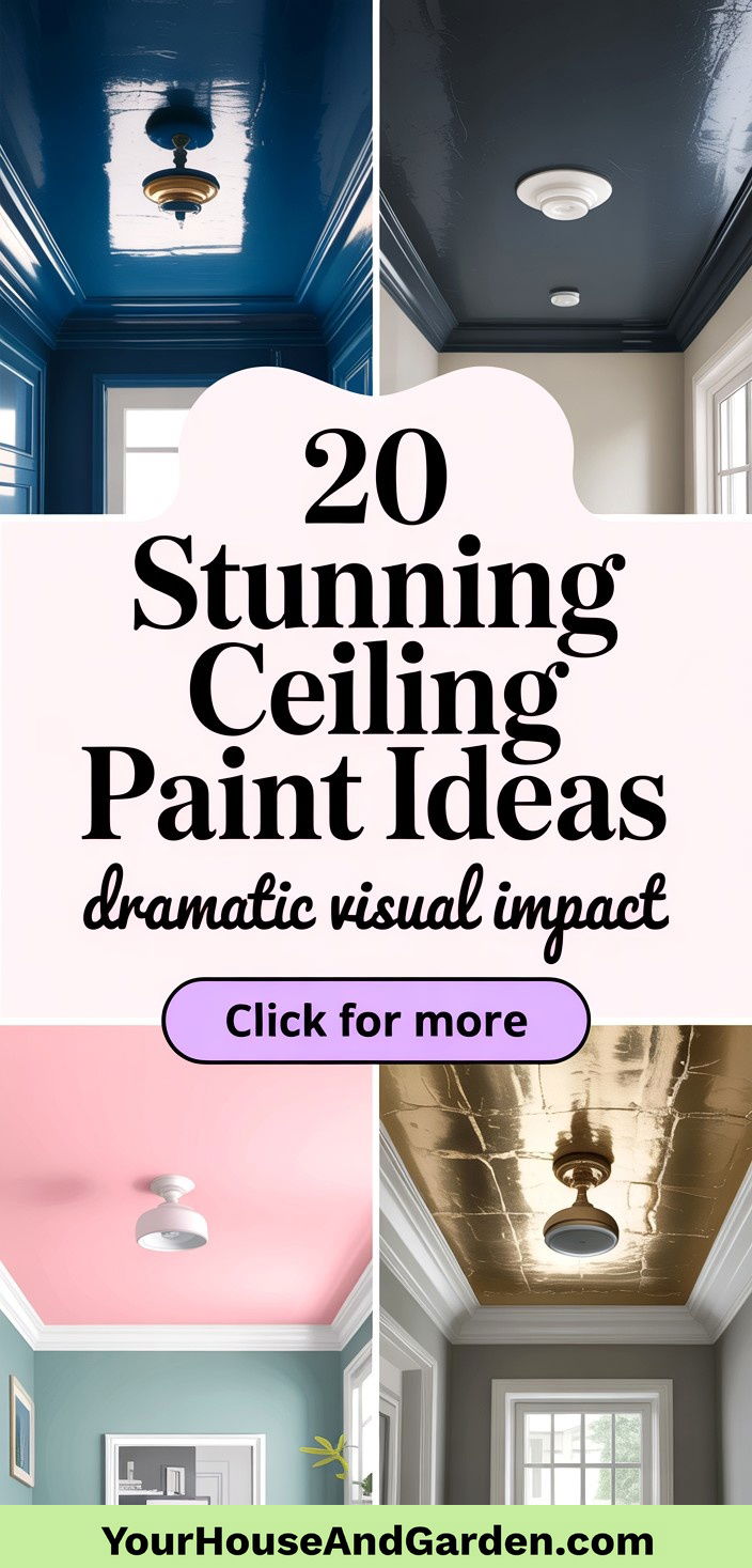 20 Stunning Ceiling Paint Ideas for Dramatic Effects - 20 Stunning Ceiling Paint Ideas for Dramatic Effects