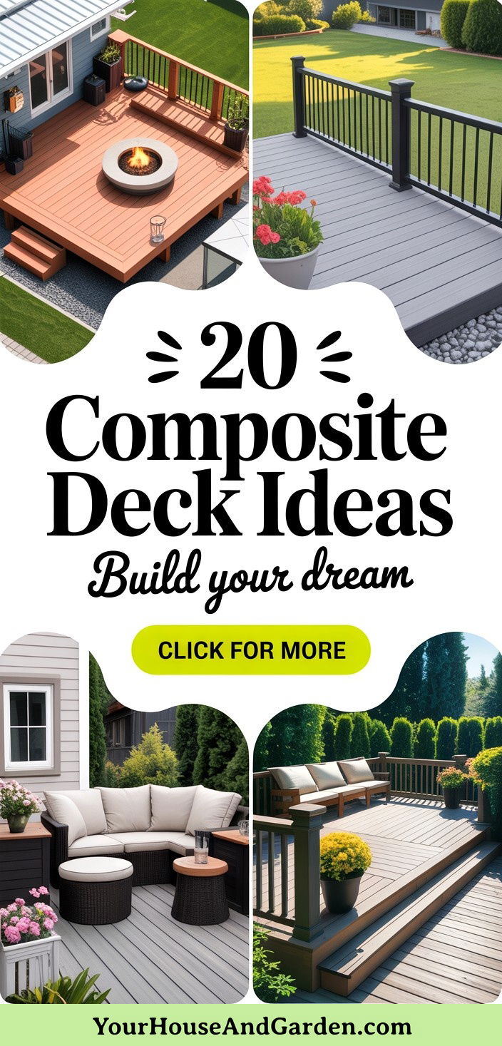 20 Stunning Composite Deck Ideas for Your Outdoor Space - 20 Stunning Composite Deck Ideas for Your Outdoor Space