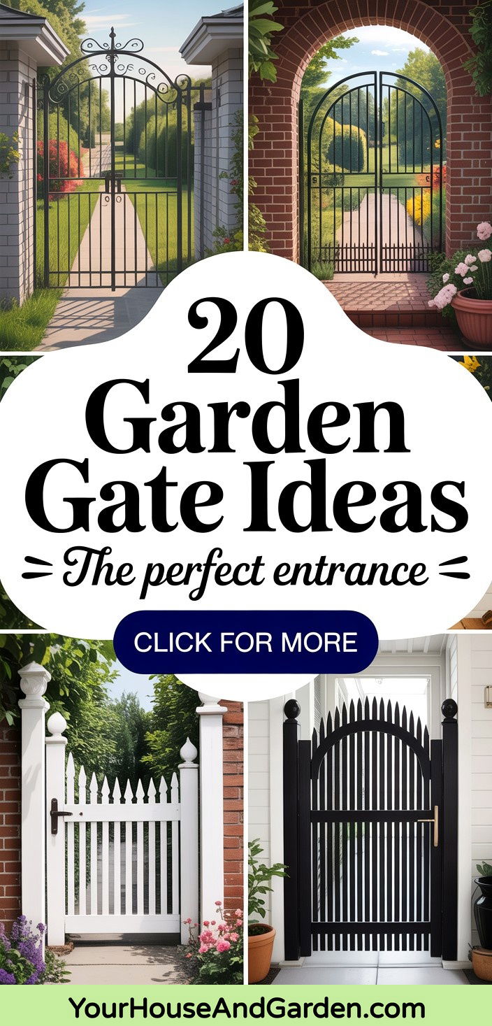 20 Stunning Garden Gate Ideas to Enhance Your Landscape - 20 Stunning Garden Gate Ideas to Enhance Your Landscape