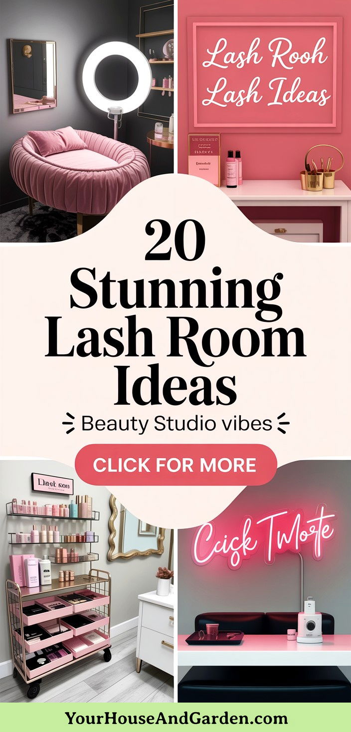 20 Stunning Lash Room Ideas for Your Beauty Business - 20 Stunning Lash Room Ideas for Your Beauty Business