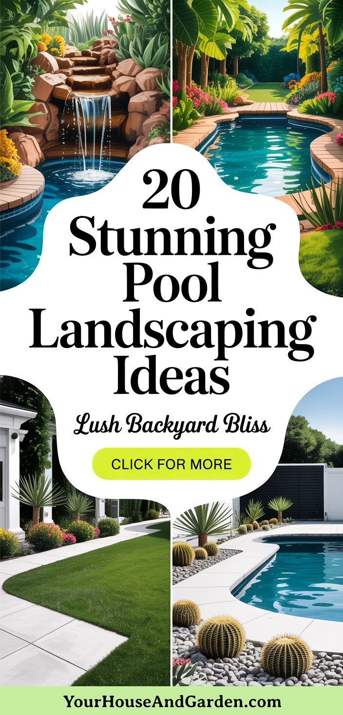 20 Stunning Pool Landscaping Ideas for Your Backyard Oasis - 20 Stunning Pool Landscaping Ideas for Your Backyard Oasis