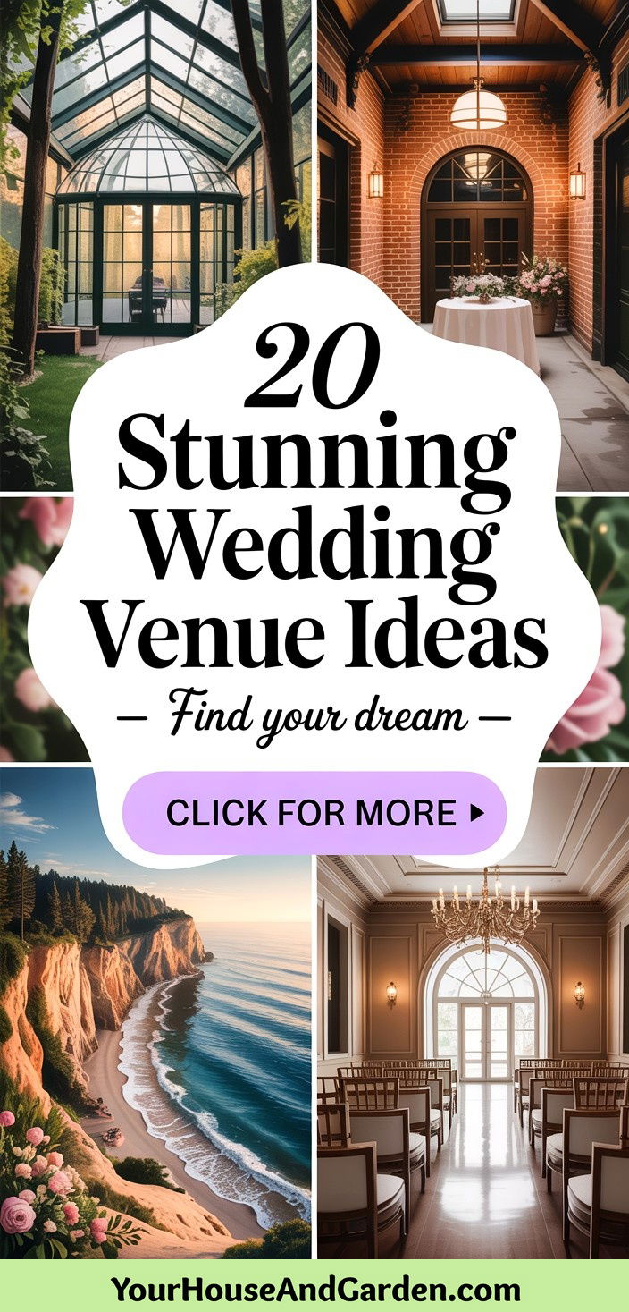 20 Stunning Wedding Venue Ideas for Your Dream Ceremony - 20 Stunning Wedding Venue Ideas for Your Dream Ceremony