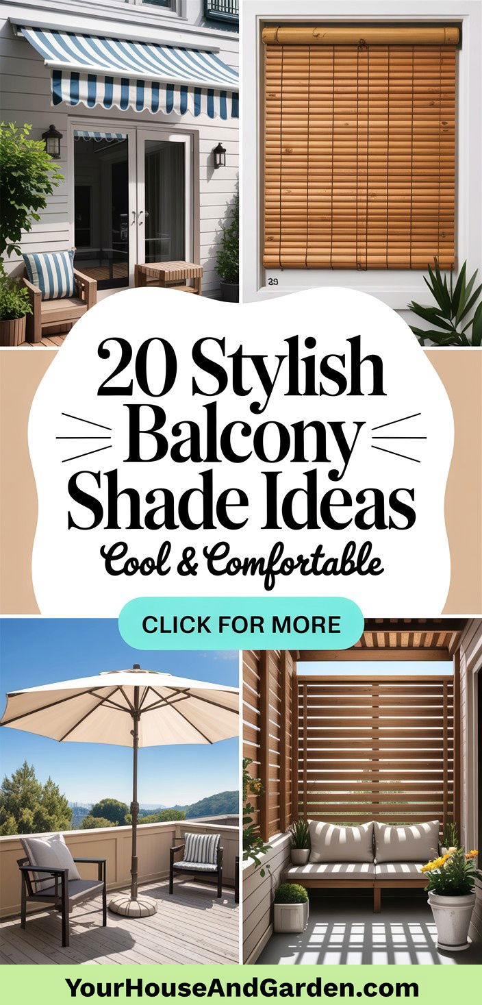 20 Stylish Balcony Shade Ideas for Cool and Relaxed Outdoor Living - 20 Stylish Balcony Shade Ideas for Cool and Relaxed Outdoor Living