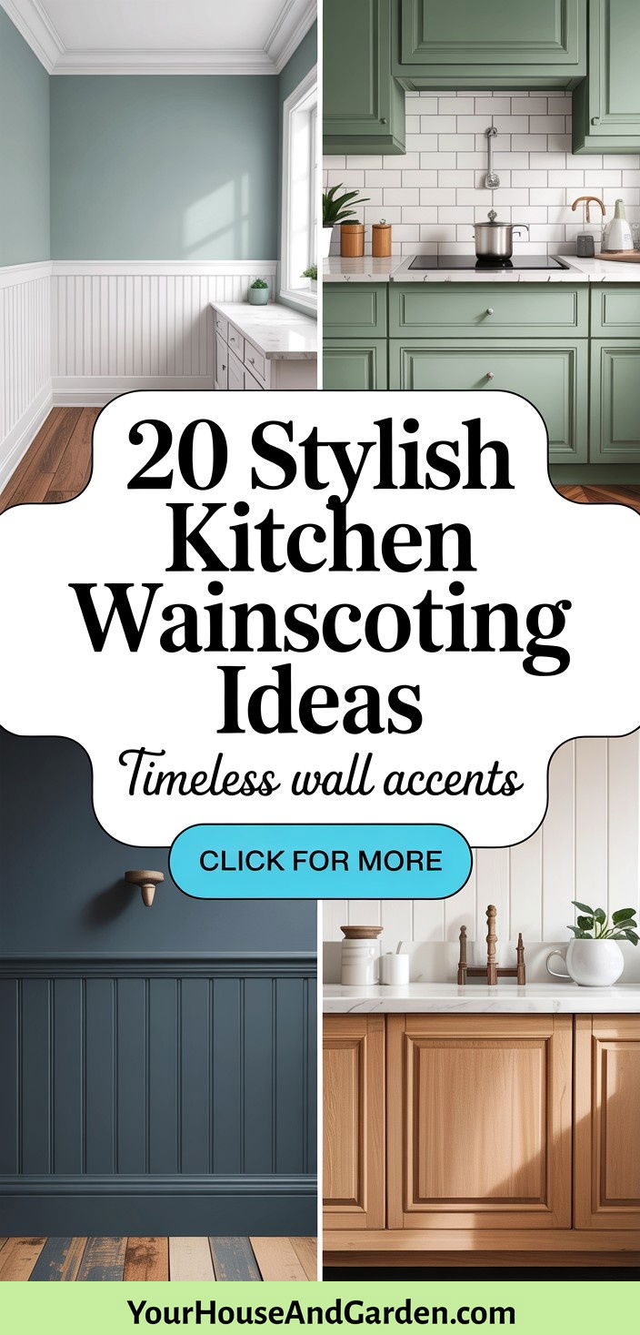 20 Stylish Kitchen Wainscoting Ideas for Your Home - 20 Stylish Kitchen Wainscoting Ideas for Your Home