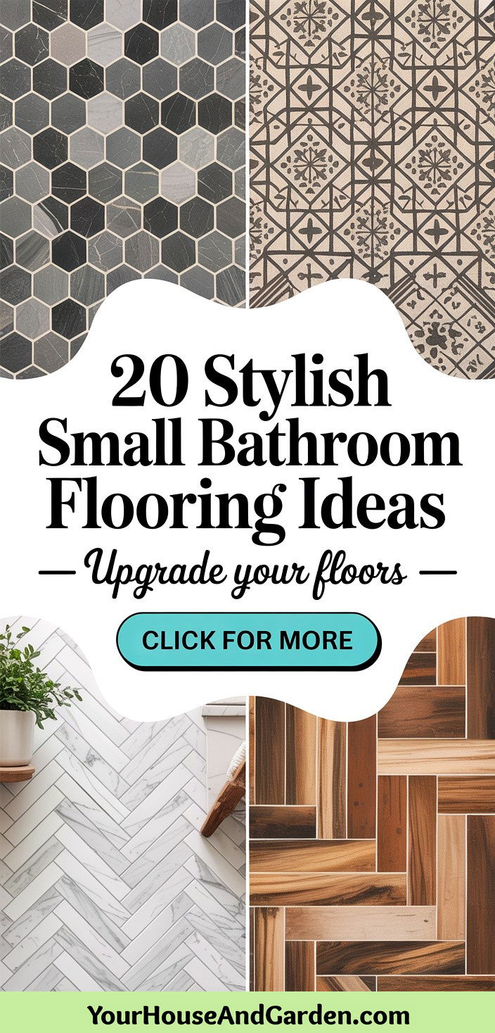 20 Stylish Small Bathroom Flooring Ideas for Your Home - 20 Stylish Small Bathroom Flooring Ideas for Your Home