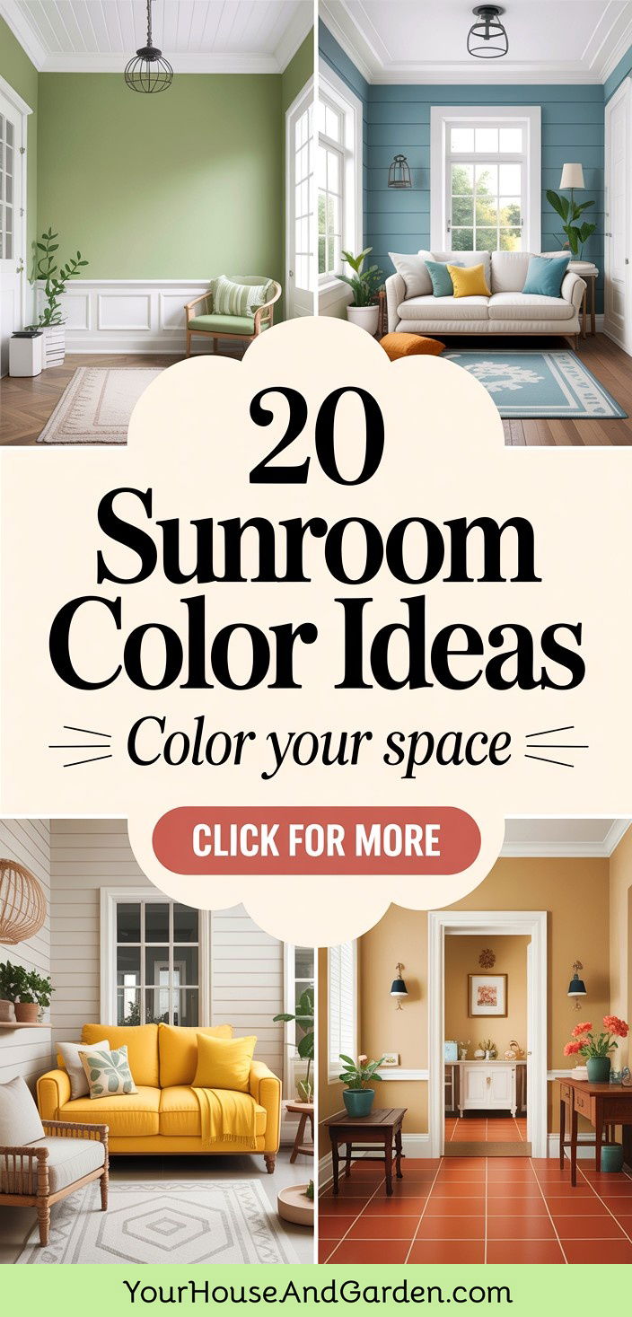 20 Sunroom Color Ideas Refresh Your Relaxation Retreat