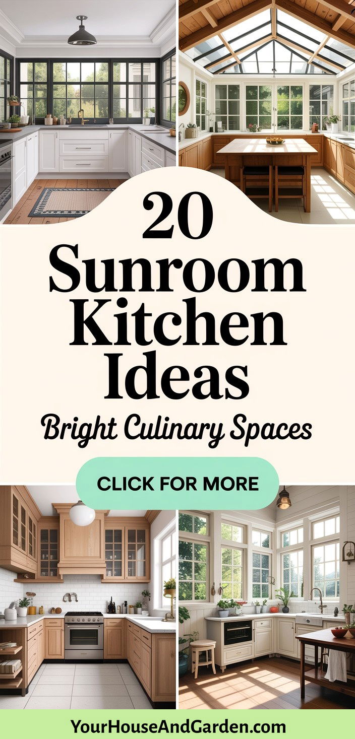 20 Sunroom Kitchen Ideas to Cook in Natural Daylight - 20 Sunroom Kitchen Ideas to Cook in Natural Daylight